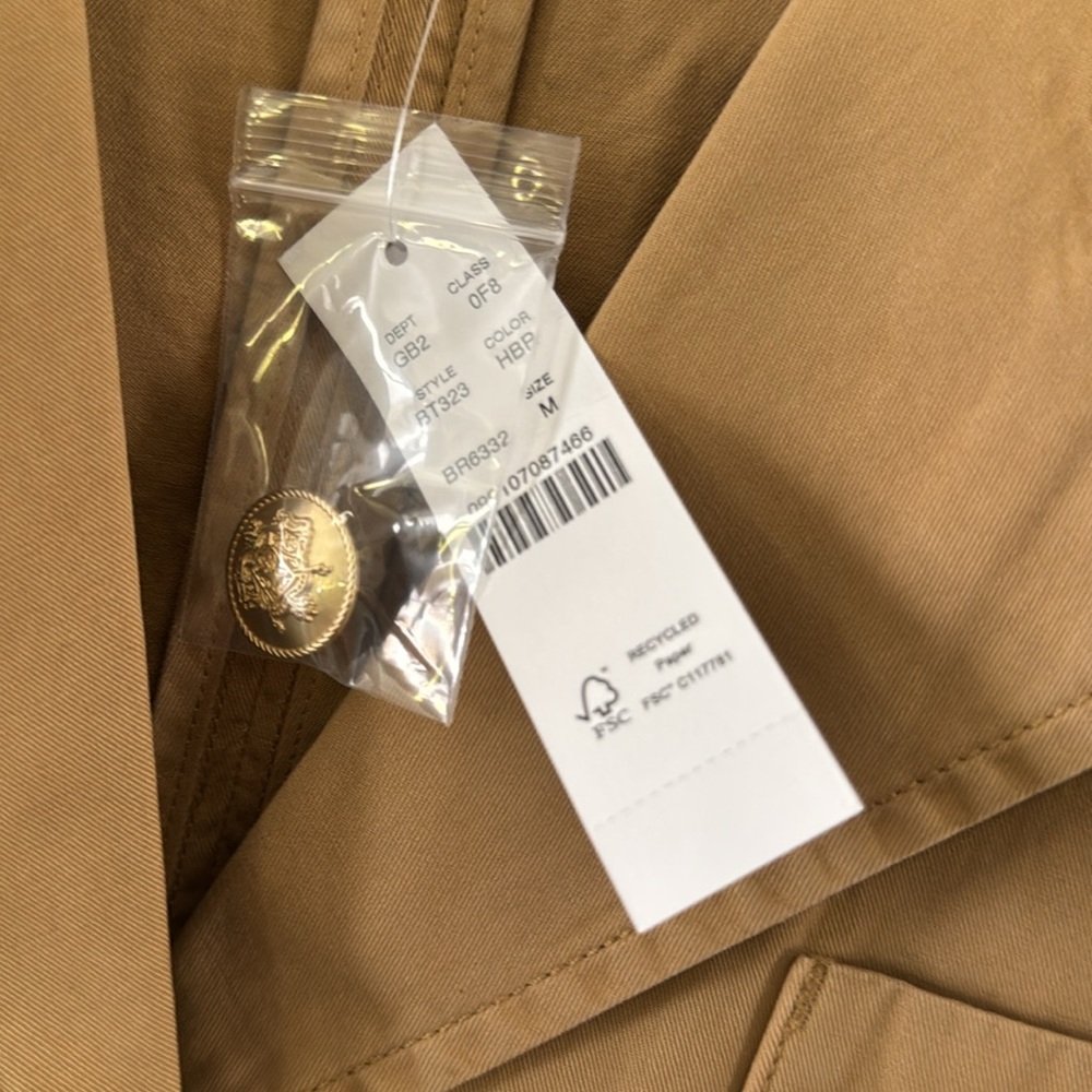 J Crew blazer jacket in chino NWT - Picture 4 of 8